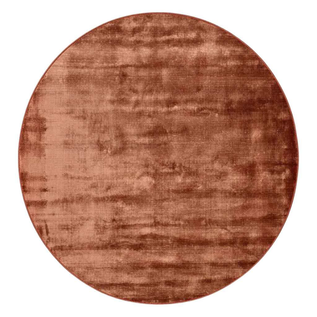 Massimo Bamboo Gulvtæppe Ø300, Copper