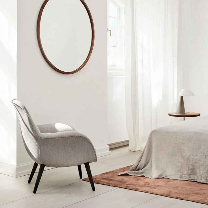 Massimo Bamboo Gulvtæppe Ø300, Copper