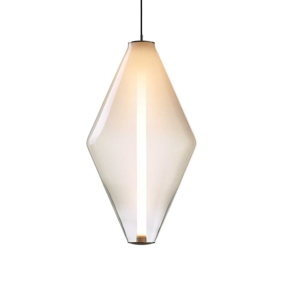 BOMMA Buoy Double Cone Pendelleuchte, Weiß/Silber (DALI dim)