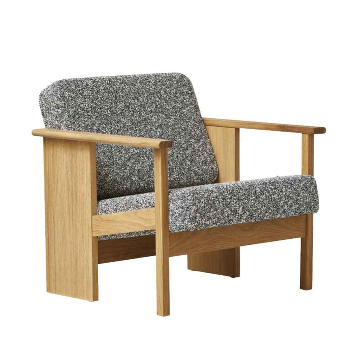 Form & Refine Block Lænestol, Olieret Eg/Zero