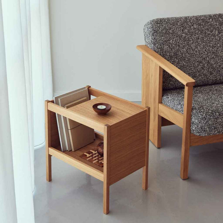 Form & Refine Block Lænestol, Olieret Eg/Zero