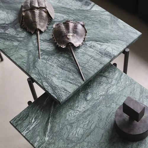 Bruunmunch STONE 65x43 Sofabord - Marble, Verde, H44