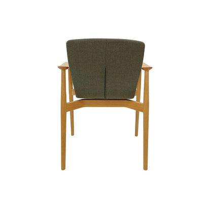 Magnus Olesen Butterfly Classic Chair, Eg / Grøn polstring