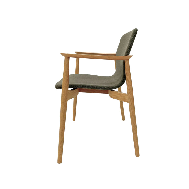 Magnus Olesen Butterfly Classic Chair, Eg / Grøn polstring