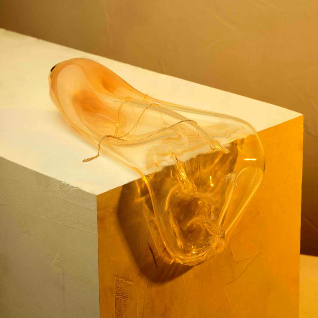 Reevein Studios Spora Skulptur Stor - Champagne