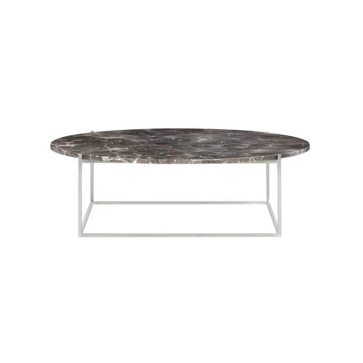 Wendelbo Circle Sidebord Ø100 cm, Pietra Grey-marmor/Børstet stål