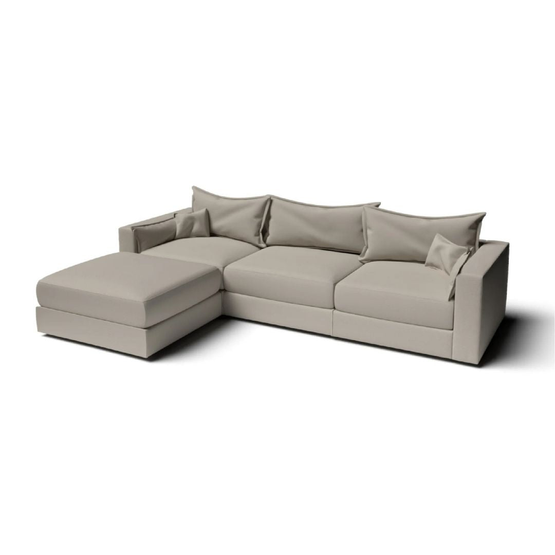 Copenhagen Sofa Lab Cozy 3 pers. modulsofa, Chalk stone
