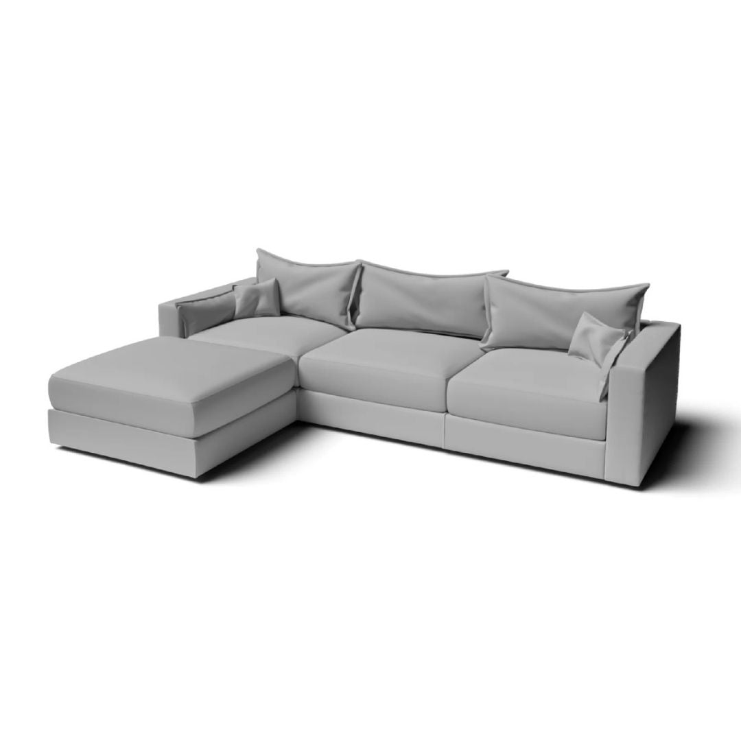 Copenhagen Sofa Lab Cozy 3 pers. modulsofa, Cold grey