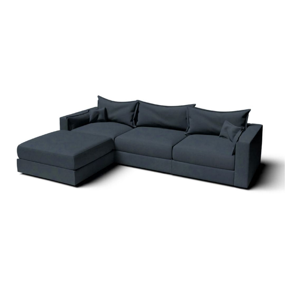Copenhagen Sofa Lab Cozy 3 pers. modulsofa, Mix blue