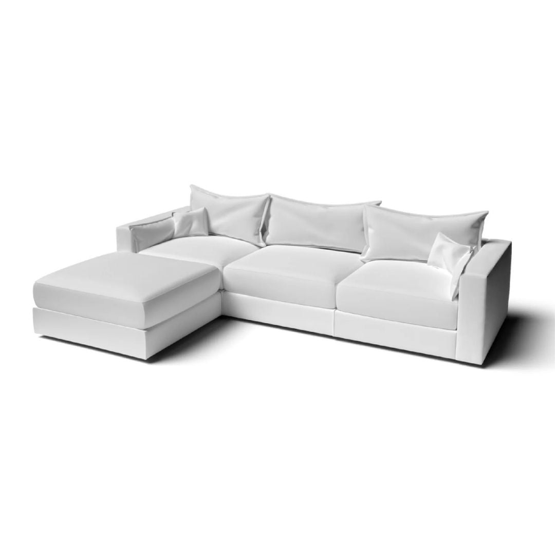 Copenhagen Sofa Lab Cozy 3 pers. modulsofa, Off white boucle