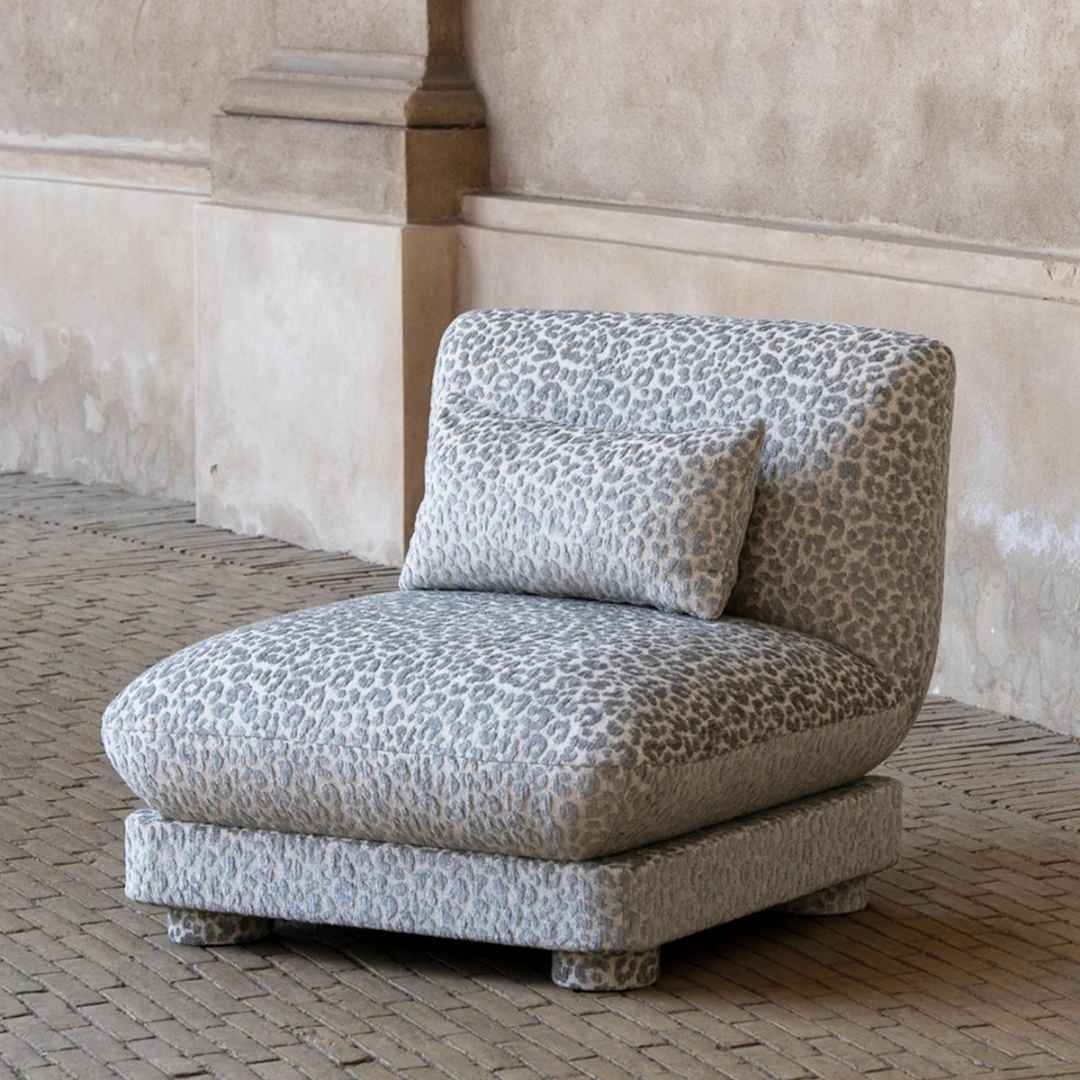 Copenhagen Sofa Lab Harald Loungestol, Leopard