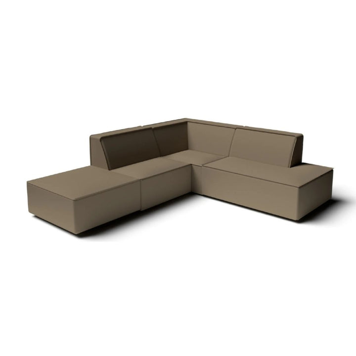 Copenhagen Sofa Lab Tetris 3 pers. modulsofa, Brown mushroom