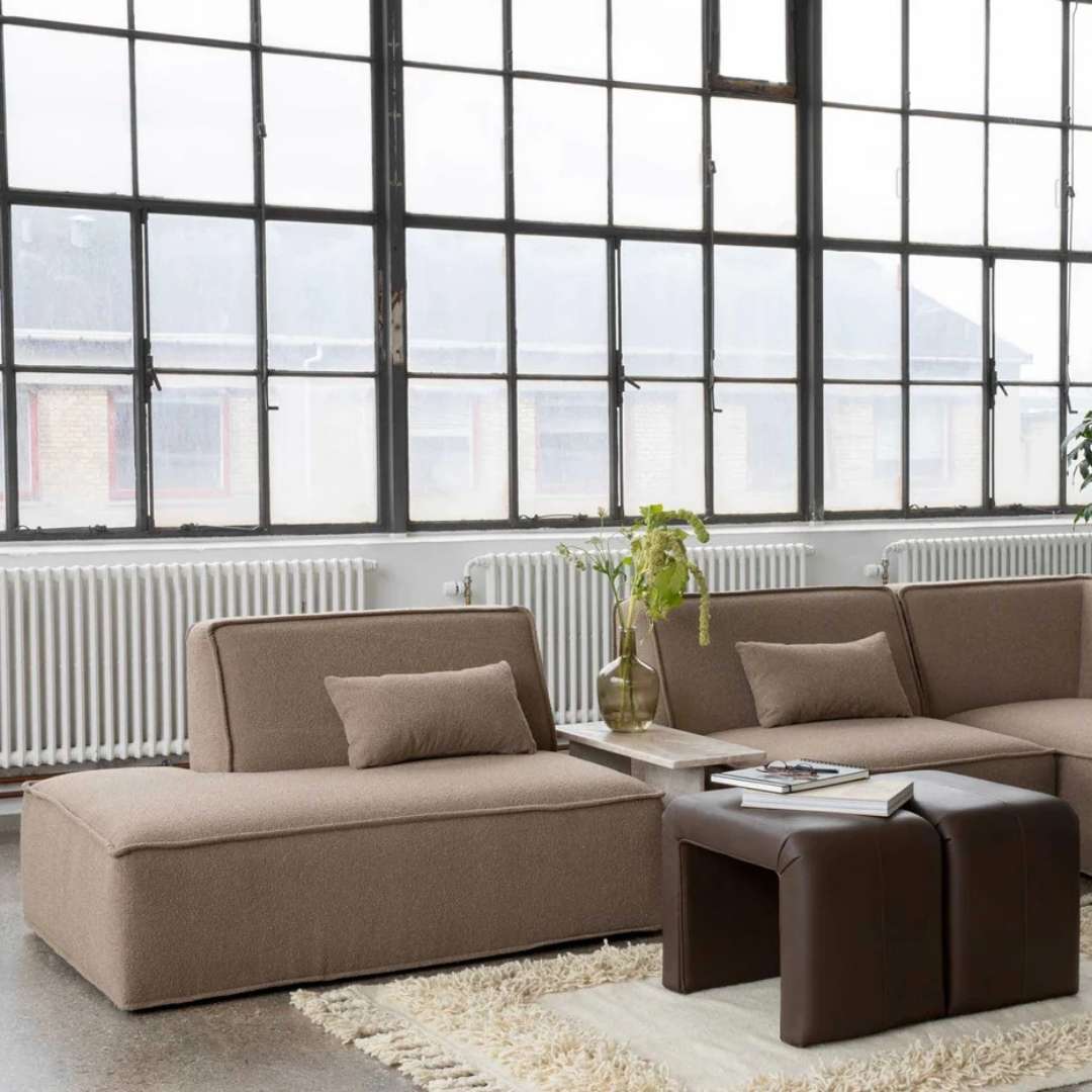 Copenhagen Sofa Lab Tetris 3 pers. modulsofa, Brown mushroom