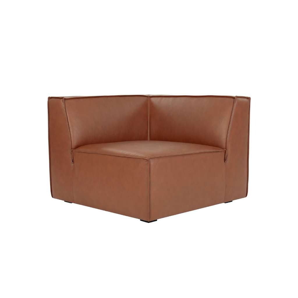 Dane Hjørnemodul Højre - Soffy Cognac