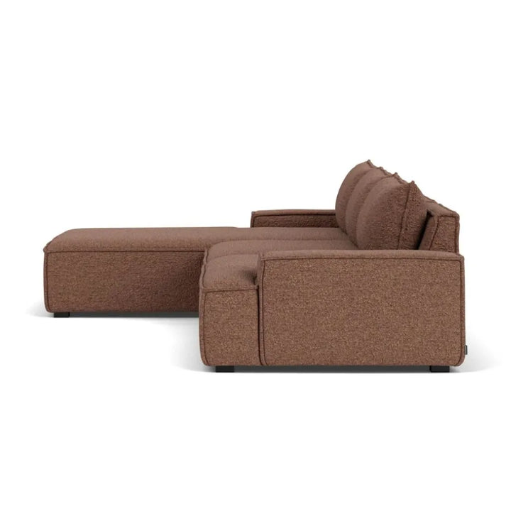 Daphne Chaiselong Sofa Venstre - Pebble Rust