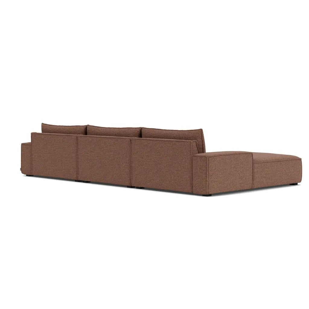Daphne Chaiselong Sofa Venstre - Pebble Rust