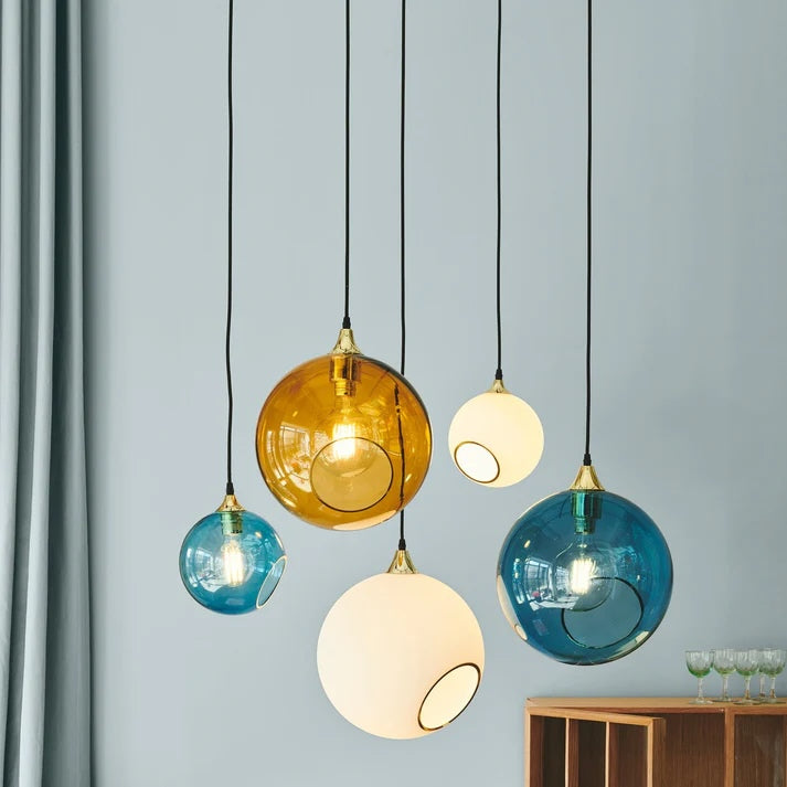 Design By Us Ballroom Pendel - White Snow, Opa/Gold