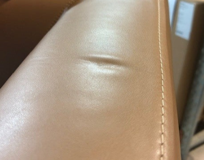 Fredericia Delphi Sofa Model 4511, 3-pers. - Læder Max 91, Nutshell, Børstet Alu Ben