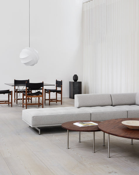 Fredericia Delphi Sofa - Hallingdal 130 / Aluminium