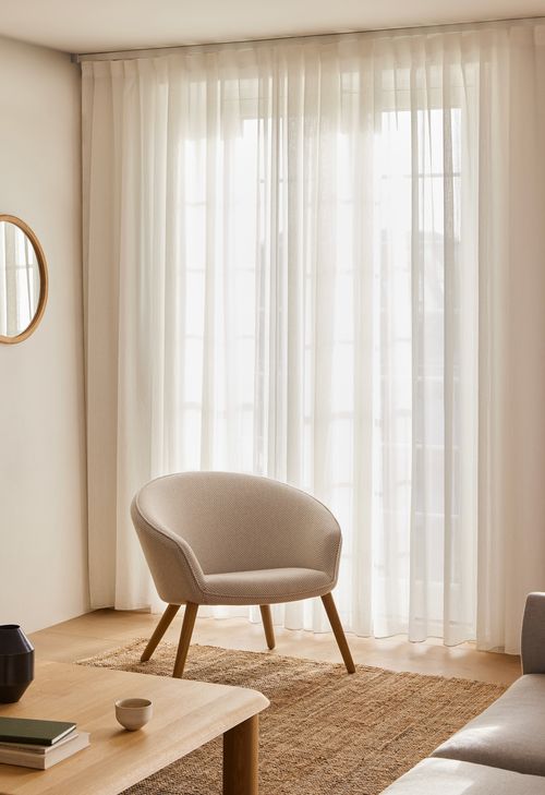 Fredericia Ditzel Lounge Stol Model 2631 - Mørkeblå/brun (Sisu 785) / Valnød Ben