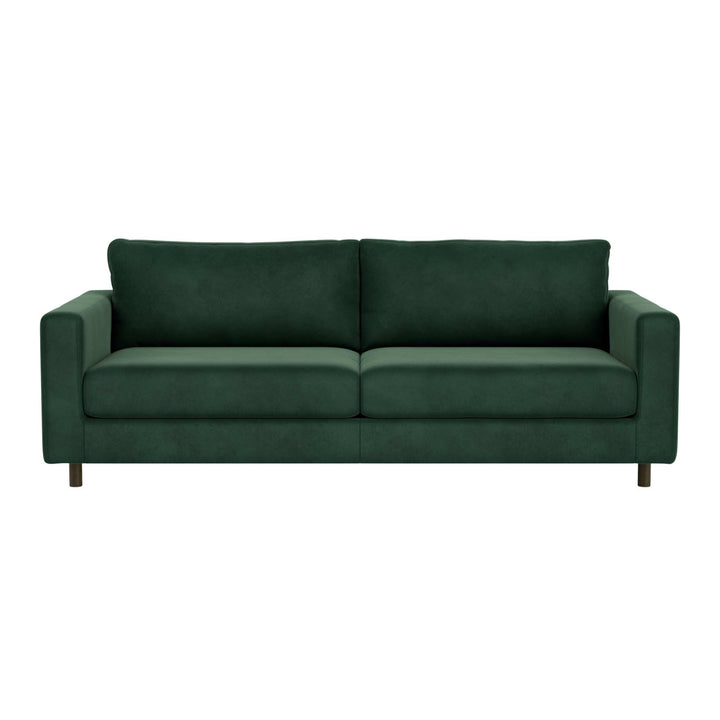Douglas 3 Personers Sofa - Velour Lux Dark Green