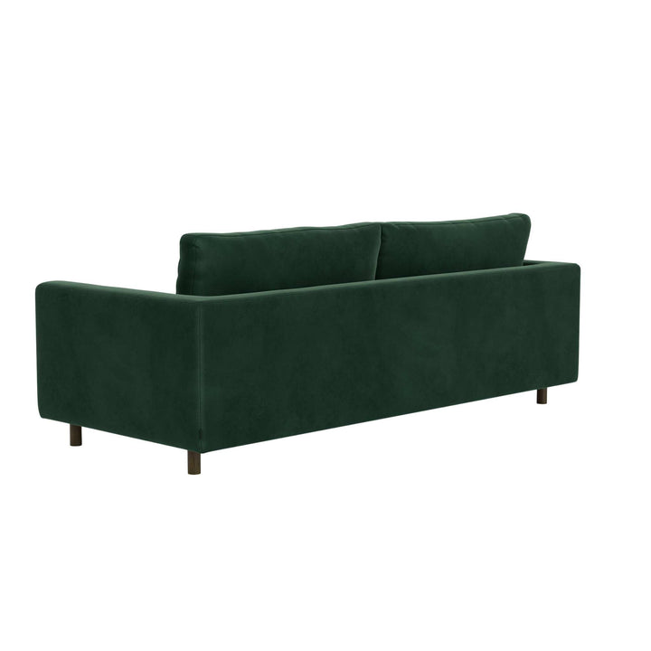 Douglas 3 Personers Sofa - Velour Lux Dark Green
