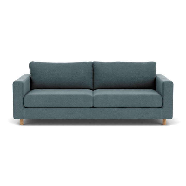 Dylan 3 Personers Sofa - Forest Dust Blue, Oak