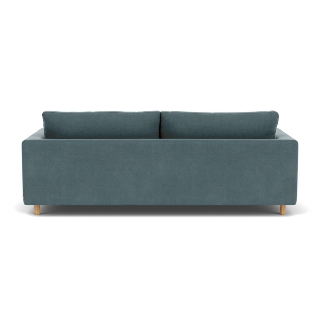 Dylan 3 Personers Sofa - Forest Dust Blue, Oak