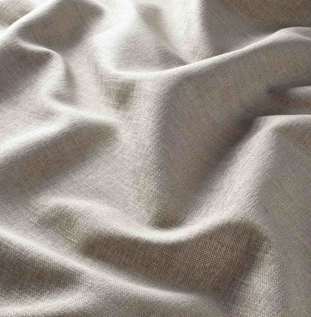 Fredericia EJ280 3 Personers Sofa, 280 cm - Lys beige / Børstet krom