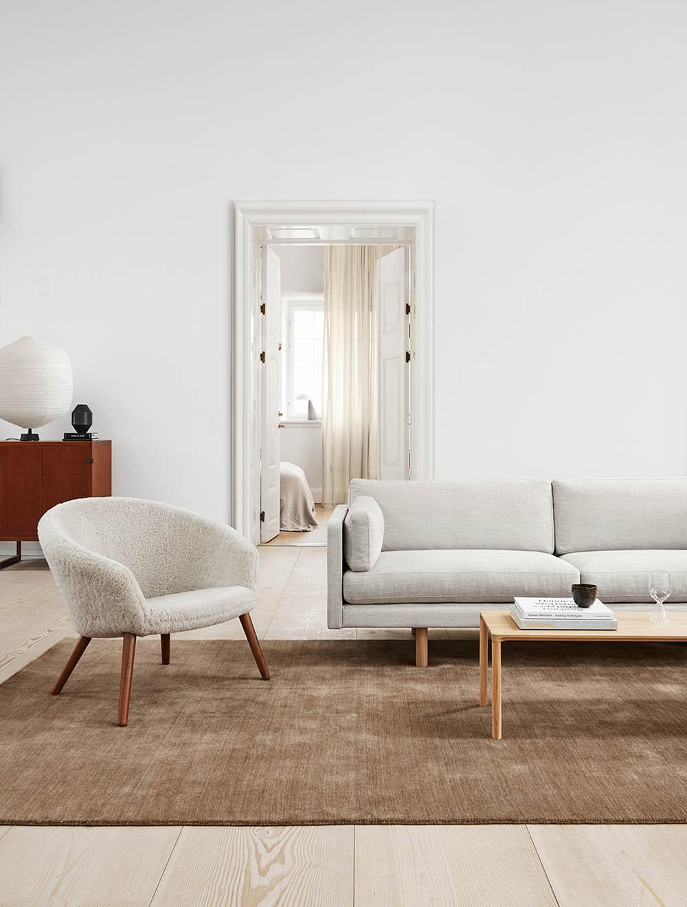 Massimo Earth Bamboo Gulvtæppe 250x300, Cashmere