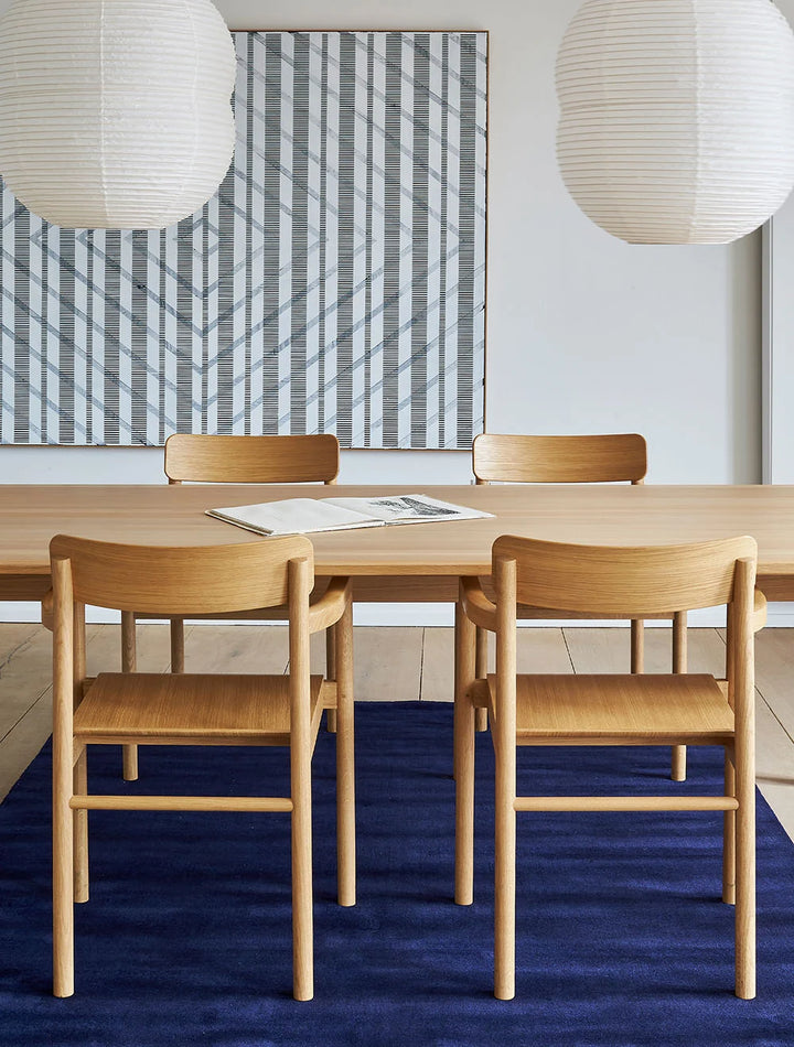 Massimo Earth Bamboo Gulvtæppe 250x300, Vibrant blue