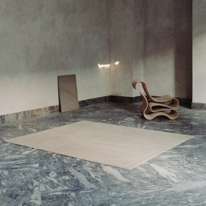 Linie Design Elemental Verse Gulvtæppe 200x220, Beige