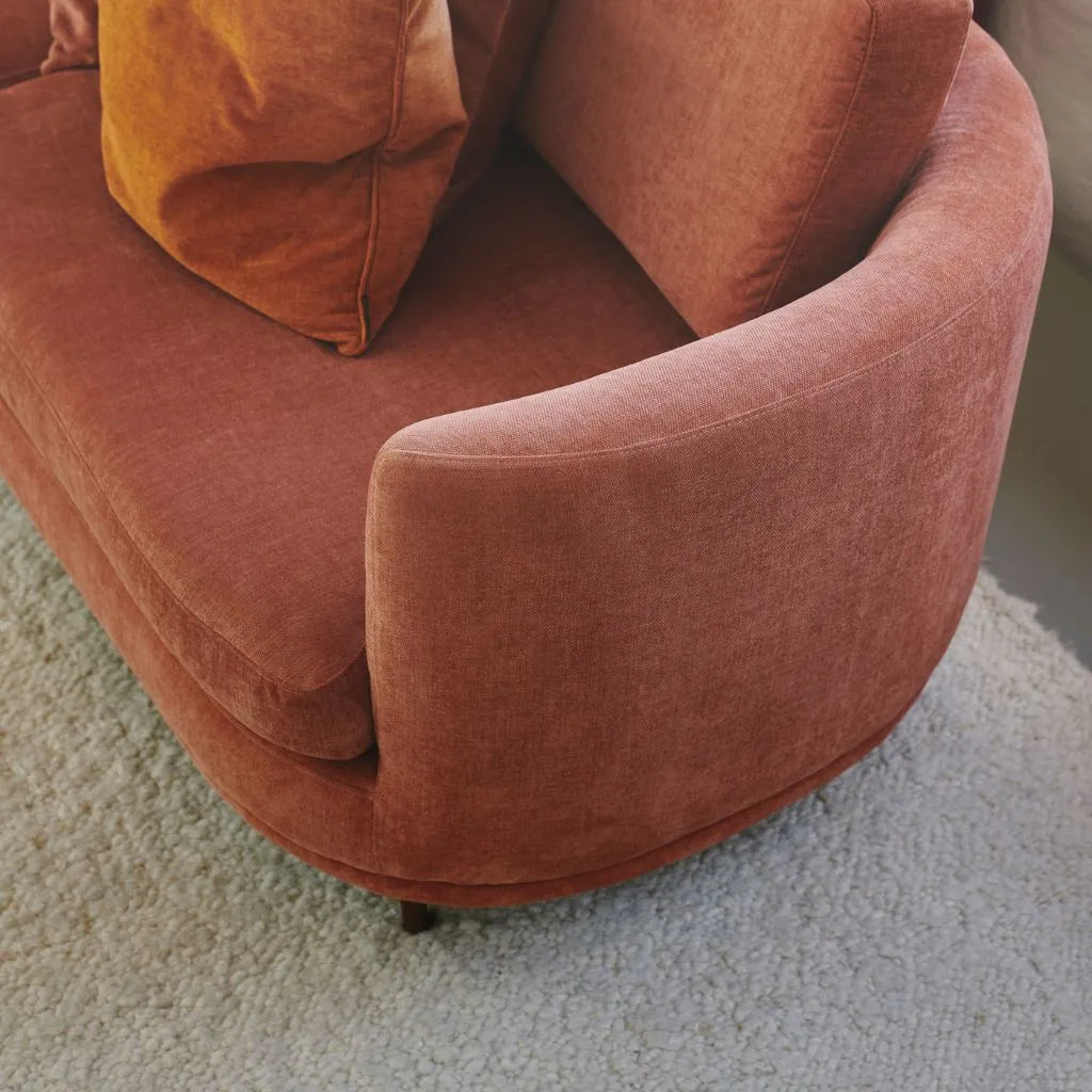 Ellinor 3 Personers Sofa - Danny Dusty Rose