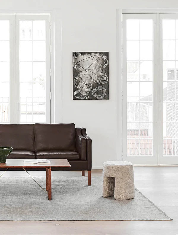 Massimo Escape Kelim Gulvtæppe 200 x 300, Stone