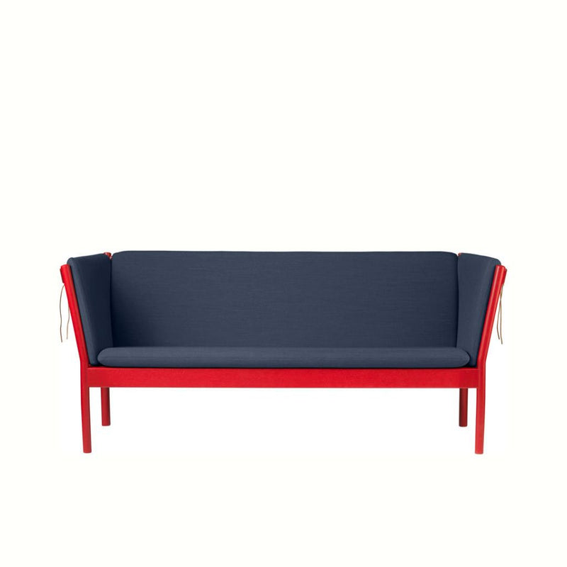 FDB Møbler J149 Sofa 3 personers, Ruby Red/Mørkeblå