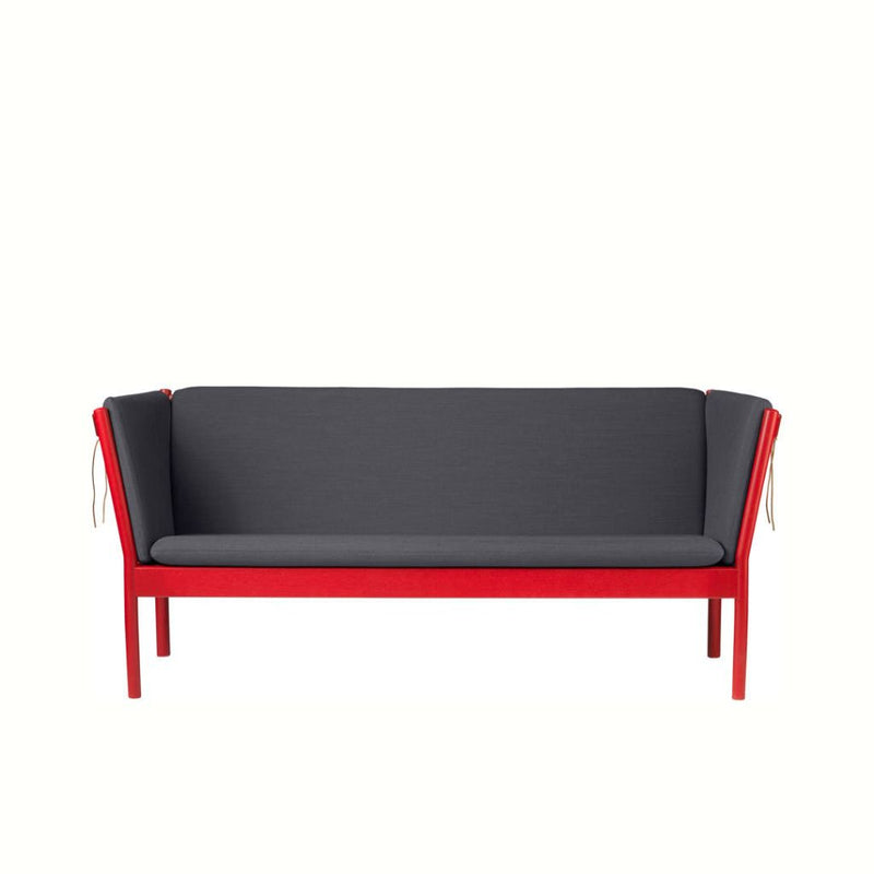 FDB Møbler J149 Sofa 3 personers, Ruby Red/Mørkegrå