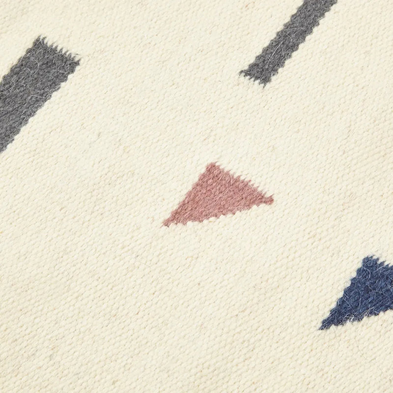 ferm LIVING Kelim Rug Medium - Colour Triangles