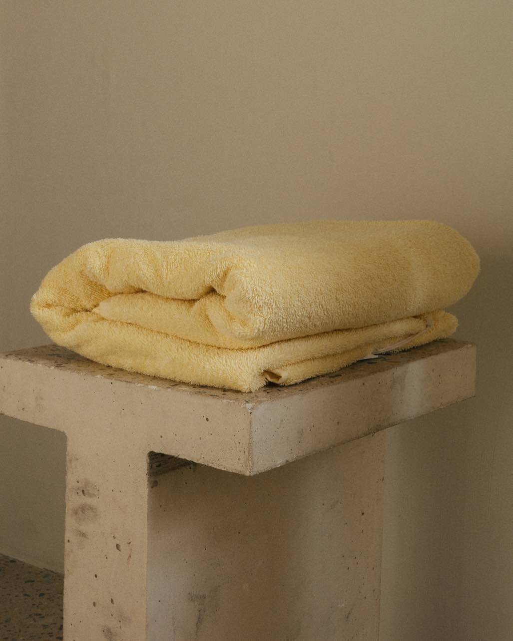 FRAMA Badehåndklæde 70x140, Pale Yellow