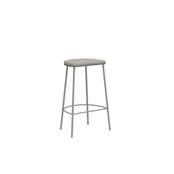 Barhocker H65, Natur Canvas / Grau