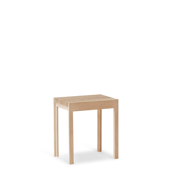 Form & Refine Lightweight Hocker, Weiße Eiche