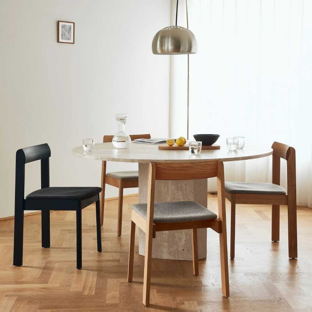 Form & Refine Blueprint Stuhl, Schwarz/Hallingdal-0376