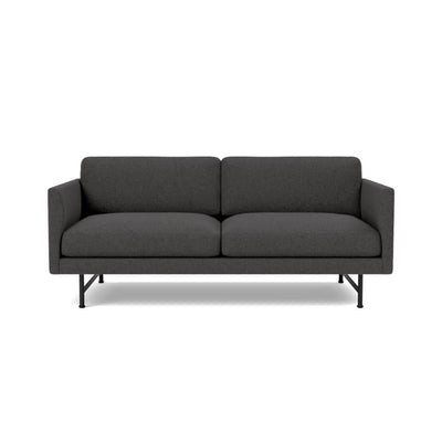 Fredericia Calmo Model 5622, 2 pers. Sofa 80 cm - Capture 5201 (Blågrå) og sorte metal ben