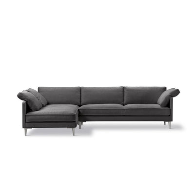 Fredericia EJ295 Chaiselong Sofa/Openend Model 2955 - Mørkegrå