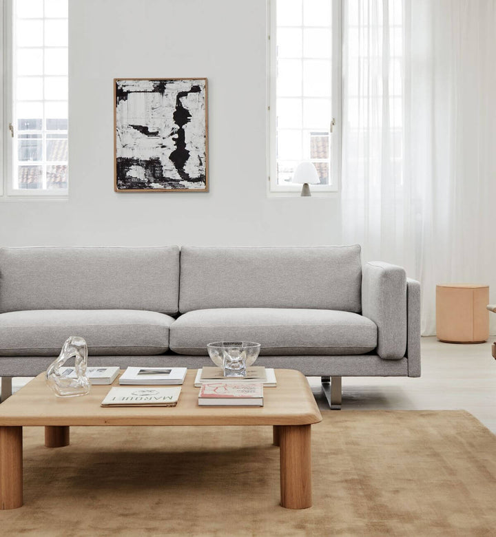 Fredericia EJ280 3 Personers Sofa - Bardal 890 / Sort Medestel