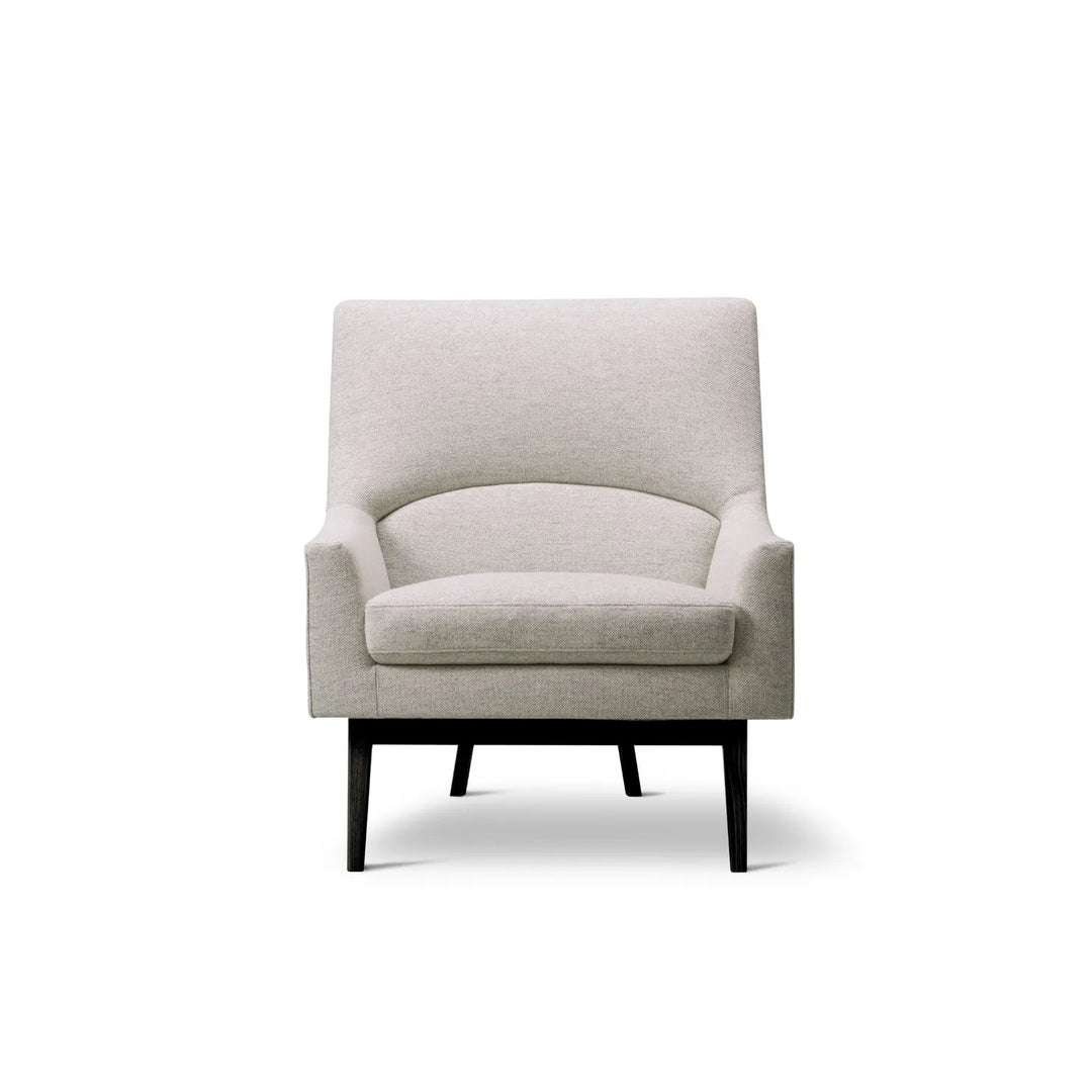 Fredericia A-Chair Lænestol - Hallingdal 65 103/ Sort eg