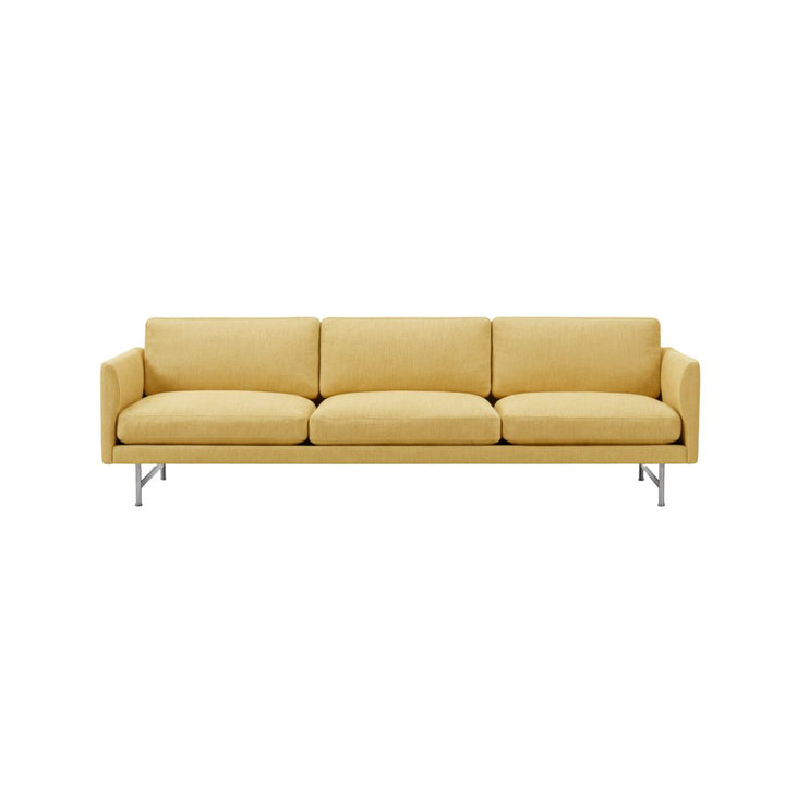 Fredericia Calmo 5623  3-seater Sofa, 80 cm - Hallingdal 65 , 407 / Matte chrome legs