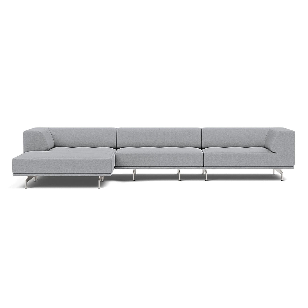 Fredericia Delphi Sofa - Hallingdal 130 / Aluminium
