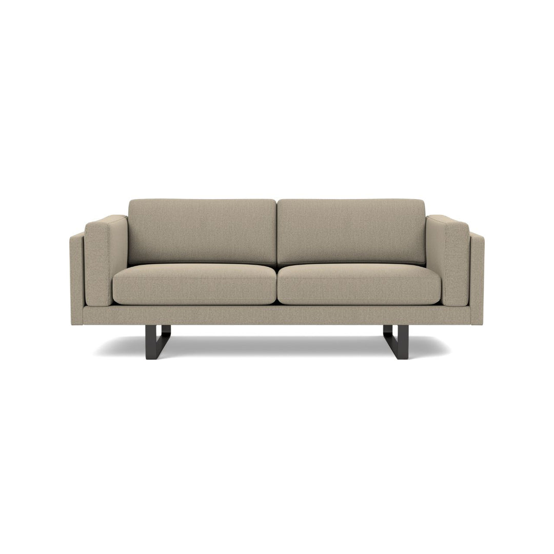 Fredericia EJ280 2,5 Personers Sofa - Re-wool 218 / Sort Medestel