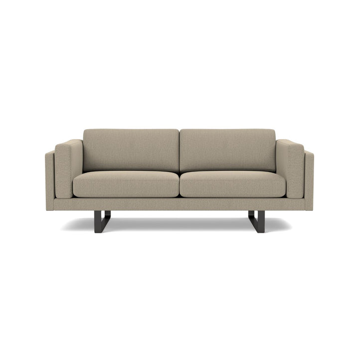 Fredericia EJ280 2,5 Personers Sofa - Re-wool 218 / Sort Medestel