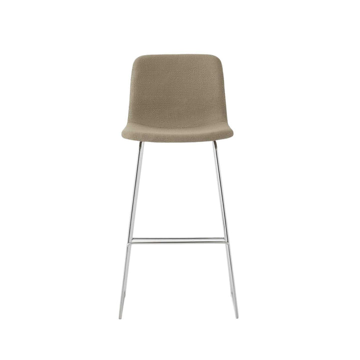 Fredericia Furniture Pato 4317 Barstol H69, Re-wool 218/Krom